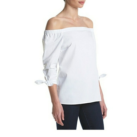 Cupio Tops - •Gingham Off-the-Shoulder Top